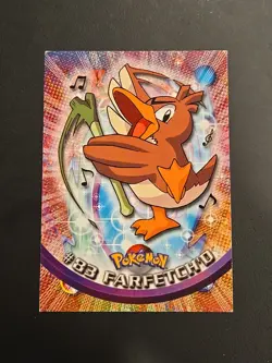 Topps Pokemon Farfetch'd Non Holo #83 Series 1 Card Blue Logo Trading Card 2000 - Image 1
