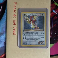 Koga’s Pidgeotto 27/132 1st Edition Gym Challenge Rare Pokemon Card WOTC - NM - Image 1