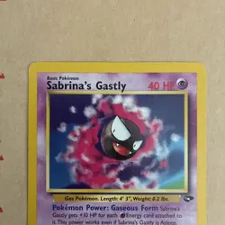 Pokemon TCG Sabrina's Gastly Gym Challenge 97/132 Unlimited NM/LP - Image 3
