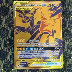 Pokemon Pikachu & Zekrom GX SM248 Sm Holo - Image 1