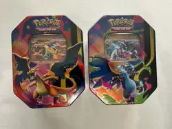 Pokemon LOT OF 2 TCG Mega Charizard ex Tin X and Y Ascended Heroes SEALED - Image 1