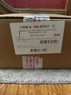 POKEMON FACTORY SEALED Scarlet & VIOLET BASE SET ELITE TRAINER BOX CASE - 10 ETB - Image 2