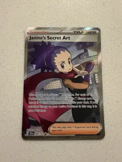 Pokemon TCG Janine's Secret Art 088/064 Shrouded Fable Ultra Rare Holo Trainer - Image 1