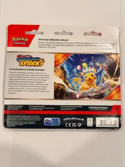 Pokemon Scarlet & Violet Surging Sparks Booster Pack Set Zapdos Promo Card - Image 2