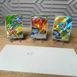 Pokemon TCG First Partner Illustration Collection Series 1 Kanto GEN 1 Set Cards - Image 1