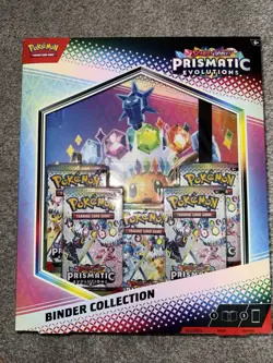 Pokemon TCG SV8.5 Prismatic Evolutions Binder Collection Box Factory Sealed - Image 1