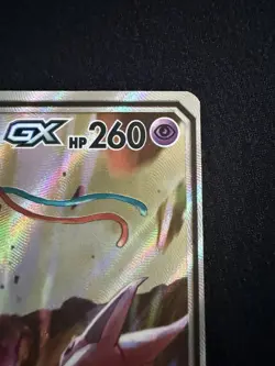 Espeon & Deoxys GX TAG TEAM SM240 Black Star Promo Full Art Holo NM Pokemon - Image 4