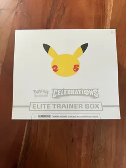 Pokemon TCG Celebrations 25th Anniversary Elite Trainer Box ETB Sealed English - Image 1
