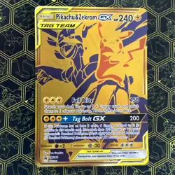 Pokemon Pikachu & Zekrom GX SM248 Sm Holo - Image 1