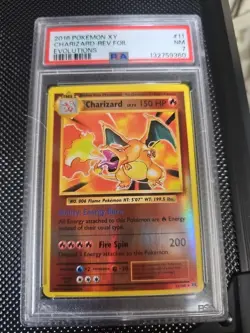 Charizard Reverse Holo 11/108 2016 Pokemon XY Evolutions PSA 7 OC ALIGNMENT DOT - Image 1