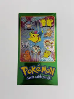 Topps Pokemon Animation Series 2 Jumbo Card Pikachu and Friends 1 of 5 - Image 1