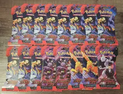 Pokemon Destined Rivals Sleeved Booster Packs Lot Of 16 - Image 1