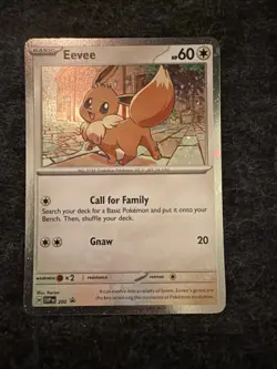 Eevee SVP 200 Cosmos Holo Black Star Promo Pokemon TCG Near Mint+ - Image 1
