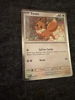Eevee SVP 200 Cosmos Holo Black Star Promo Pokemon TCG Near Mint+ - Image 2