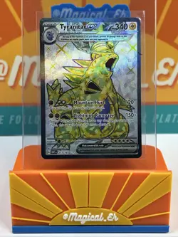 Tyranitar ex #211 Ultra Rare Pokemon TCG 2023 Obsidian Flames SV03 Near Mint NM - Image 1