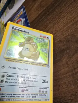 Pokemon TCG Kangaskhan Jungle 5/64 Holo Unlimited Holo Rare Moderately Played - Image 2