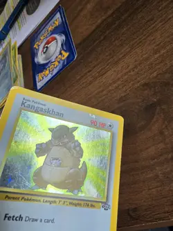 Pokemon TCG Kangaskhan Jungle 5/64 Holo Unlimited Holo Rare Moderately Played - Image 3
