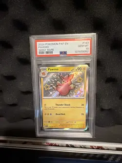 Pokemon Paldean Fates Pawmo 143 PSA 10 - Image 1