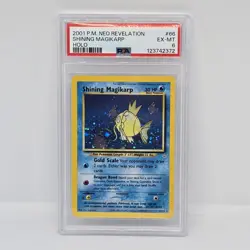 Shining Magikarp Holo 66/64 Neo Revelation Pokemon PSA 6 - Image 1