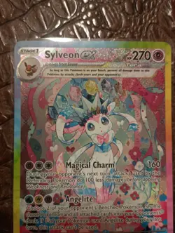 Pokemon Sylveon ex 156/131 SV Prismatic Evolutions SIR Full Art Holo - NM - Image 1