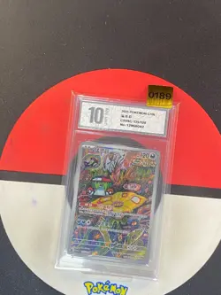 Pokemon TCG S-Chinese Brute Bonnet CSV6C 135/128 AR Grade10 - Image 1
