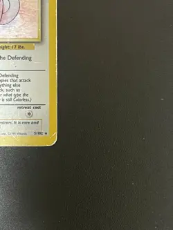 Pokemon TCG Clefairy 5/102 Base Set Unlimited Holo Heavily Played/Damage - Image 4