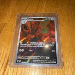 Pokemon TCG Scizor 205/197 Illustration Rare Full Art Holo SV03 English 140HP - Image 2