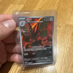 Pokemon TCG Scizor 205/197 Illustration Rare Full Art Holo SV03 English 140HP - Image 3