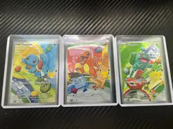 Pokemon First Partner Illustration Collection Series 1 - Kanto (Gen 1) Set [NM] - Image 1
