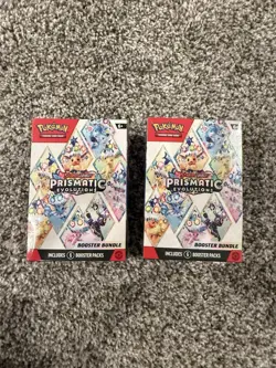 Pokemon Prismatic Evolutions Booster Bundles (2-Pack) - Image 1