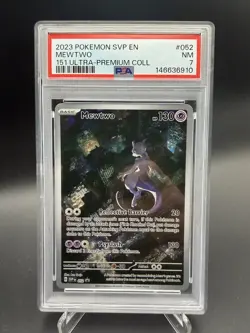 2023 Pokemon MEWTWO 151 Ultra Premium Collection Promo Rare PSA 7 - Image 1
