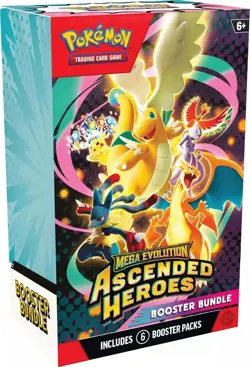 Pokemon TCG Mega Evolution Ascended Heroes 6 Pack Booster Bundle Box New In Hand - Image 2