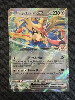 Hop's Zacian ex - 111/159 - SV09: Journey Together (JTG) Pokemon TCG - Image 1