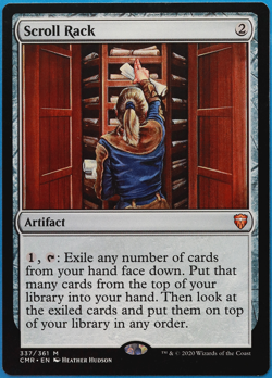 Scroll Rack Commander Legends NM Artifact Mythic Rare CARD (501733) ABUGames - Image 1