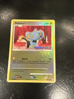Shinx Reverse Holo STAMPED Pokemon Diamond & Pearl 2007 #98 - Image 1