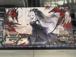 Yu-Gi-Oh! Guiding Quem, the Virtuous 2024 WCQ Judge Mat - Image 1