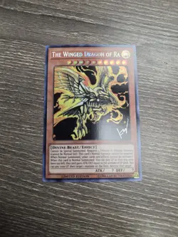 Yu-Gi-Oh the Winged Dragon of Ra TN19-EN009 Secret Rare NM - Image 1