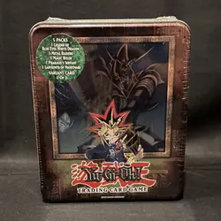 2003 Yugioh Collector Tin, Yugi/Buster Blader, MINT!, Fact Sealed &Case Fresh B7 - Image 1