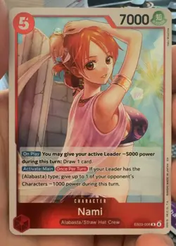 Nami (006) EB03-006 Holo NM One Piece Extra Booster: One Piece Heroines Edition - Image 1