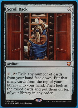 Scroll Rack Commander Legends NM Artifact Mythic Rare CARD (501731) ABUGames - Image 1