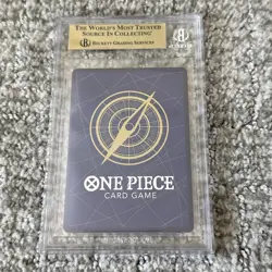 2024 ONE PIECE LUFFY #43 P-043 PROMO DALLAS Convention Card FOIL BGS 10 - Image 2