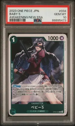 2023 One Piece Baby 5 #034 Awakening of the New Era Japanese PSA 10 - Image 1