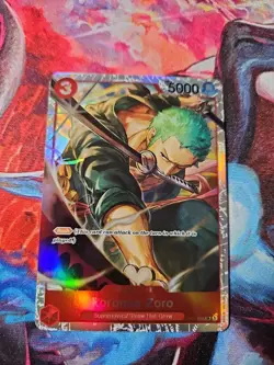 Roronoa Zoro OP01-025 SR Romance Dawn Holo Foil One Piece TCG NM - Image 1