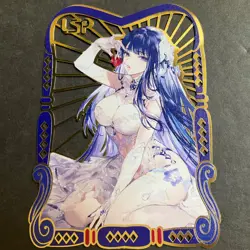 Goddess Story Gold METAL Card - Serial Number #127/200! Shogun Anime **READ** - Image 1