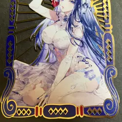 Goddess Story Gold METAL Card - Serial Number #127/200! Shogun Anime **READ** - Image 3