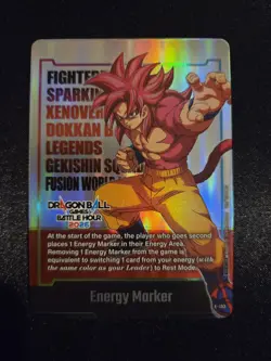 Bandai Dragon Ball Games Battle Hour 2026 Premium Energy Marker Card - Image 1