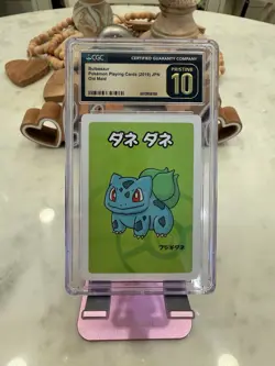 Pokemon Bulbasaur Old Maid Playing Card 2019 CGC Pristine 10 - Image 1