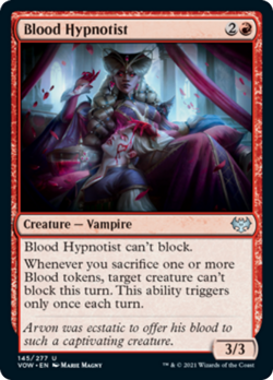Blood Hypnotist FOIL Innistrad: Crimson Vow NM Red Uncommon MAGIC CARD ABUGames - Image 1