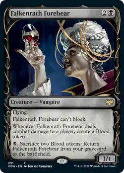 Falkenrath Forebear (Showcase) FOIL Innistrad: Crimson Vow NM CARD ABUGames - Image 1