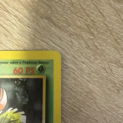Pokemon TCG Ivysaur Base Set 1st Edition Uncommon Card 30/102 Portuguese MP - Image 5